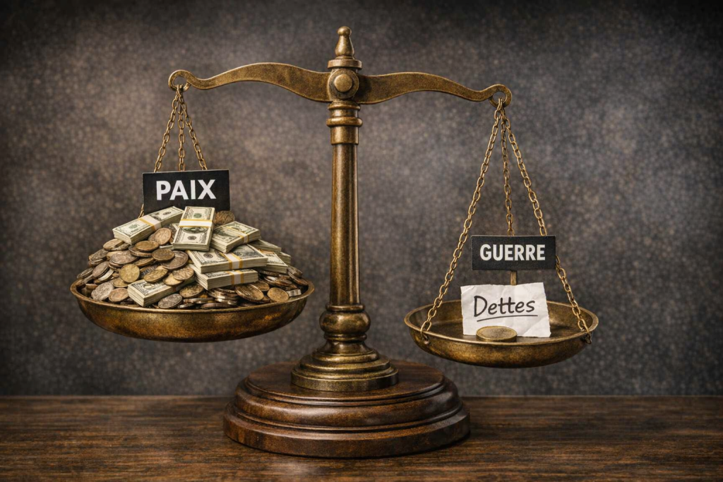 La paix est un investissement, la guerre une faillite